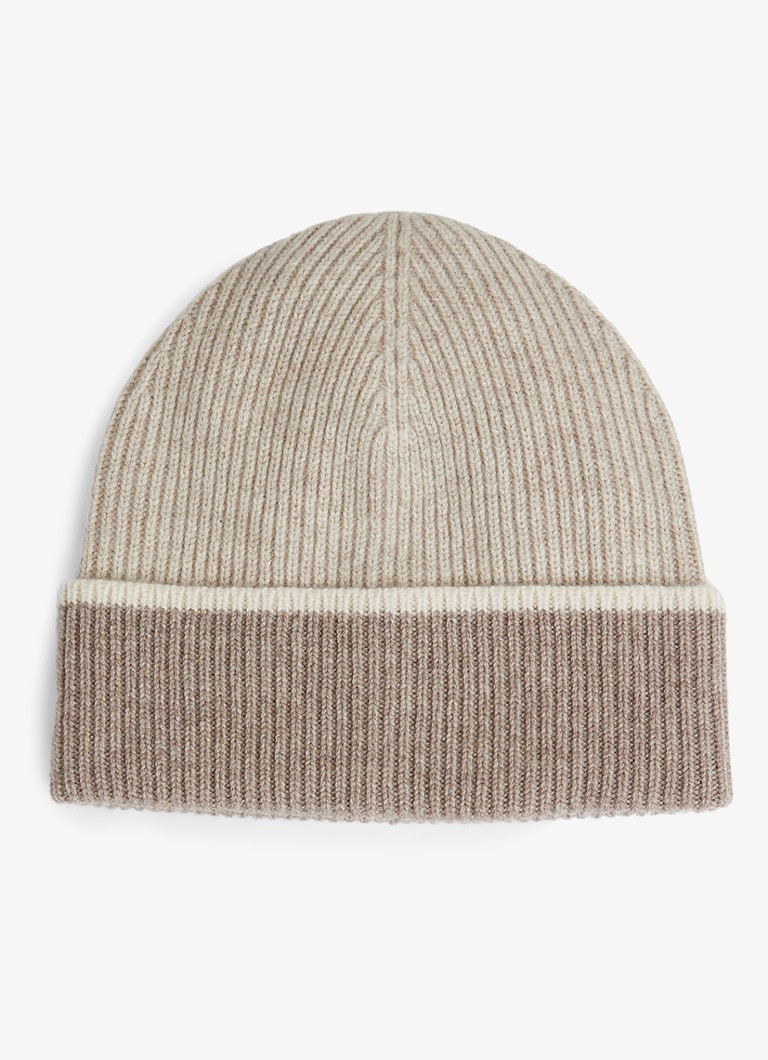 Berretto a coste Reiss Filipa in misto cashmere