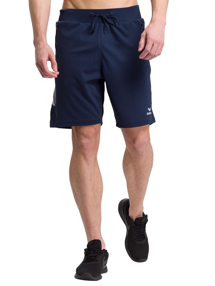 erima Squad Worker Shorts in new navy/silver grey günstig kaufen 3XL