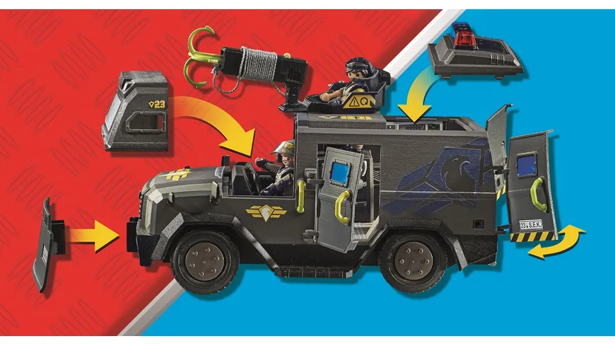 PLAYMOBIL 71144 - City Action - SWAT-Geländefahrzeug
