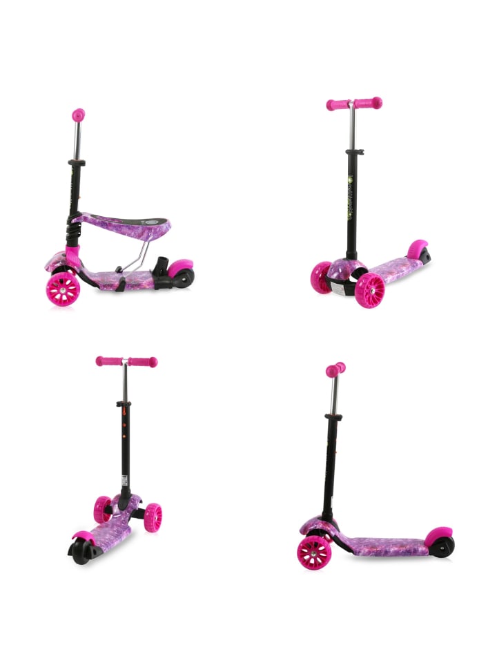 Lorelli Kinderroller Draxter Plus 3in1 in rosa günstig kaufen onesize
