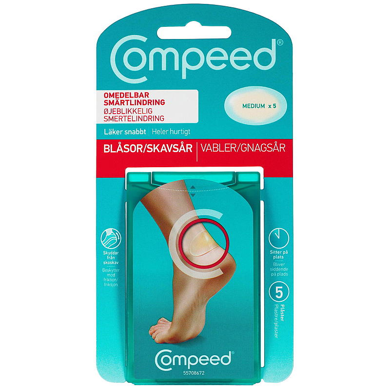 Compeed Gnagsårplaster 5 stk Medium Compeed