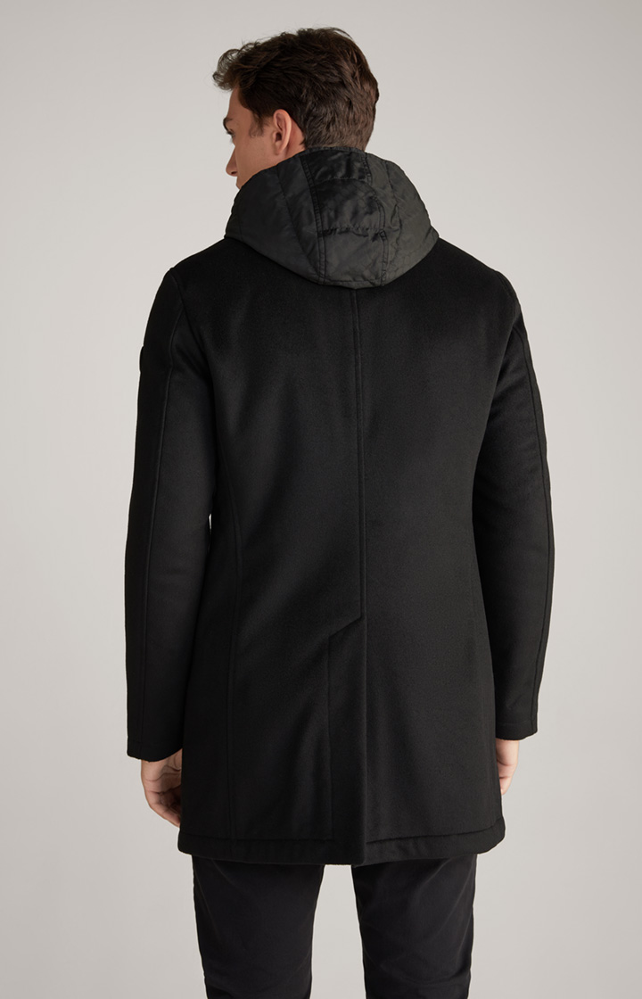 Cornflower-Mantel Mailor in Schwarz