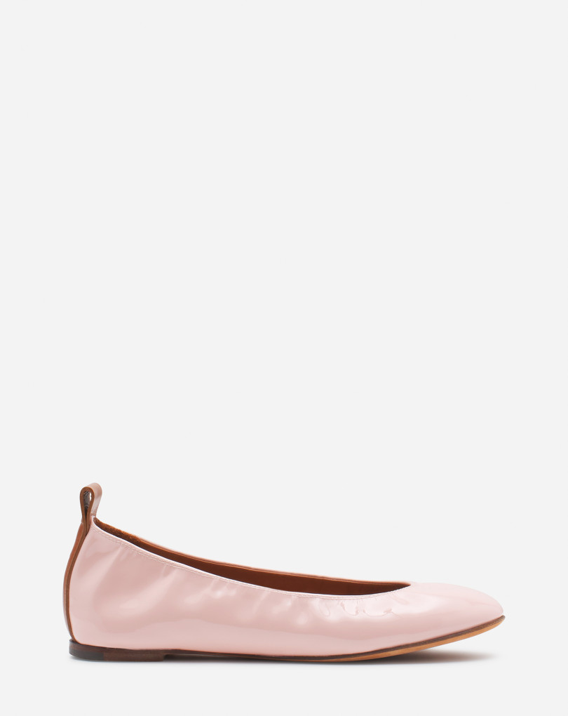 LA BALLERINE EN CUIR BRILLANT