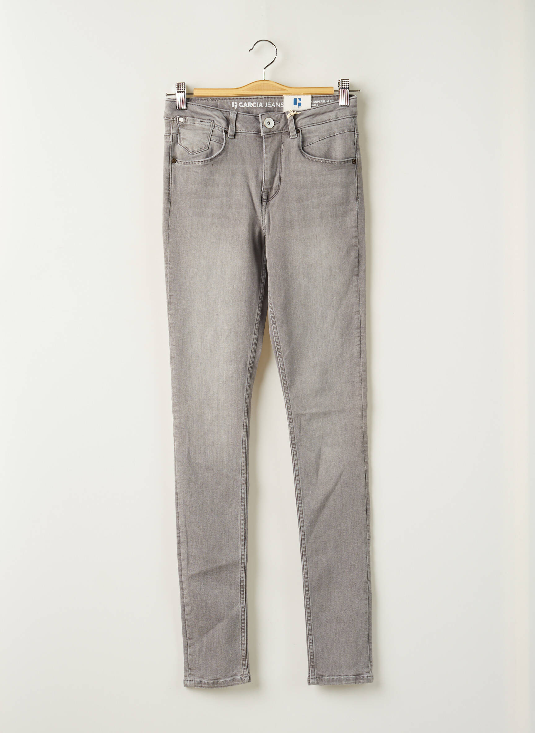 Garcia Jeans Skinny Fille couleur gris