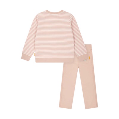 Set Jogger + Sweatshirt, rosa für Mädchen