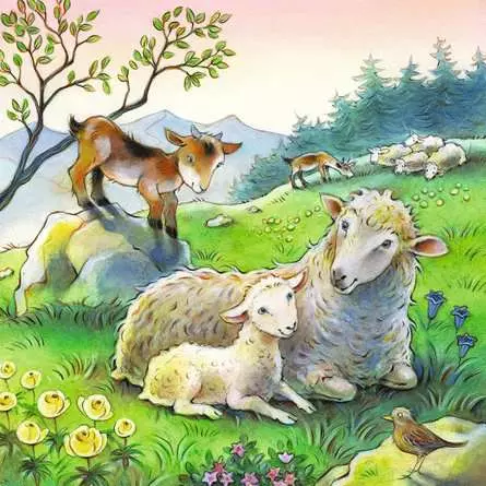 Kinderpuzzle ab 5 Jahren - Kuschelzeit - 49 Teile
