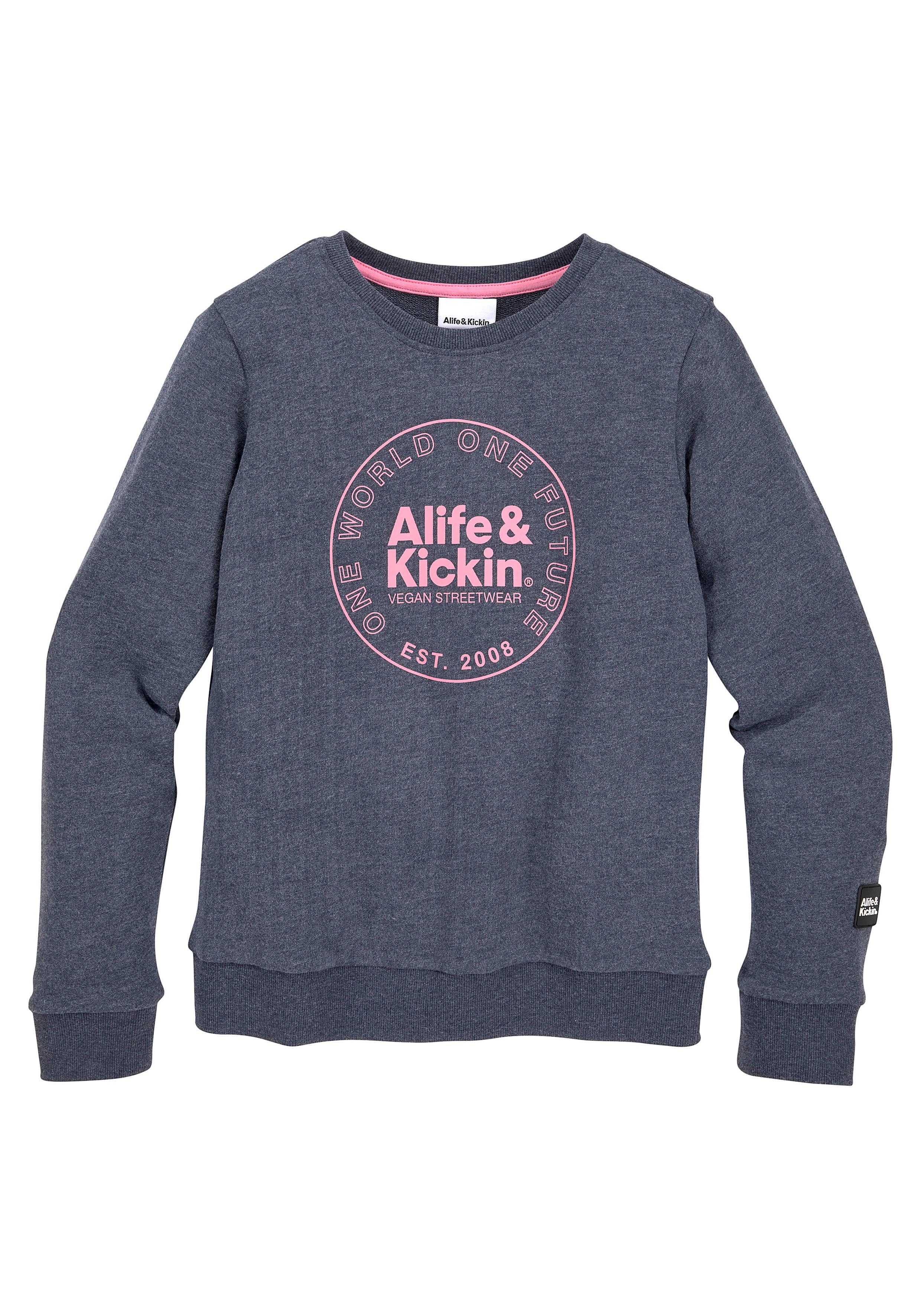 Alife & Kickin Sweatshirt mit Logo Druck NEUE MARKE! Alife & Kickin für Kids.