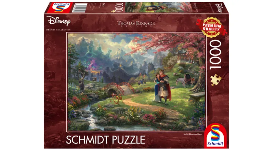 Schmidt Spiele - Erwachsenenpuzzle - Mulan - Thomas Kinkade, 1000 Teile