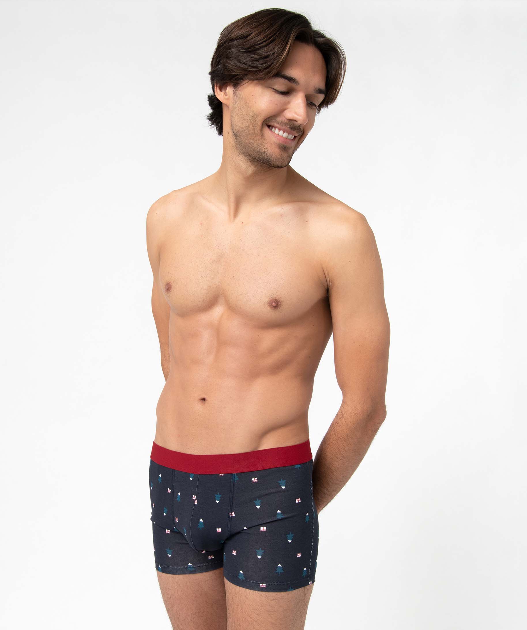 Boxers homme imprimés dans coffret cadeau (lot de 2) imprime | GEMO