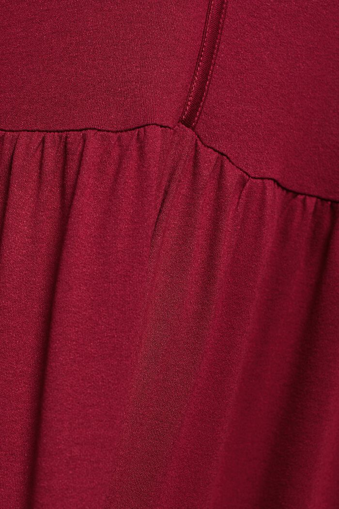 Minikleid mit Stufenvolant, LENZING™ ECOVERO™