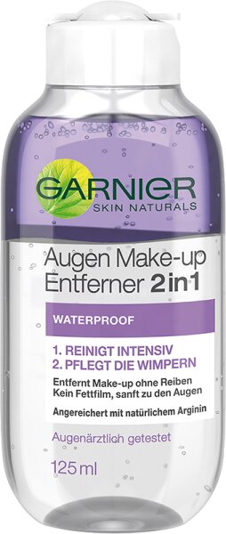 Garnier Skin Naturals Augen Make-up Entferner 2in1 Waterproof Augenmake-up Entferner