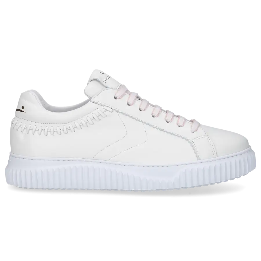 VOILE BLANCHE - Sneaker low LIPARI 2 Kalbsleder - weiß
