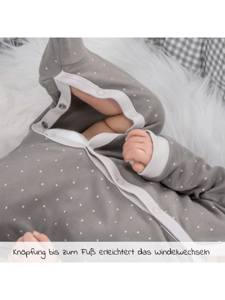 LaLoona Schlafanzug 2er Pack Strampler Pyjama Einteiler - Grau in grau günstig kaufen