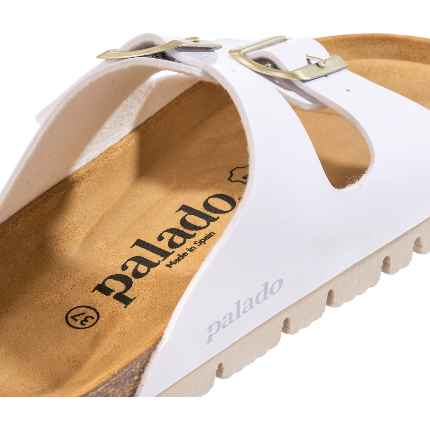 Palado Korfu PL Lack, Pantoletten, Damen, Weiß