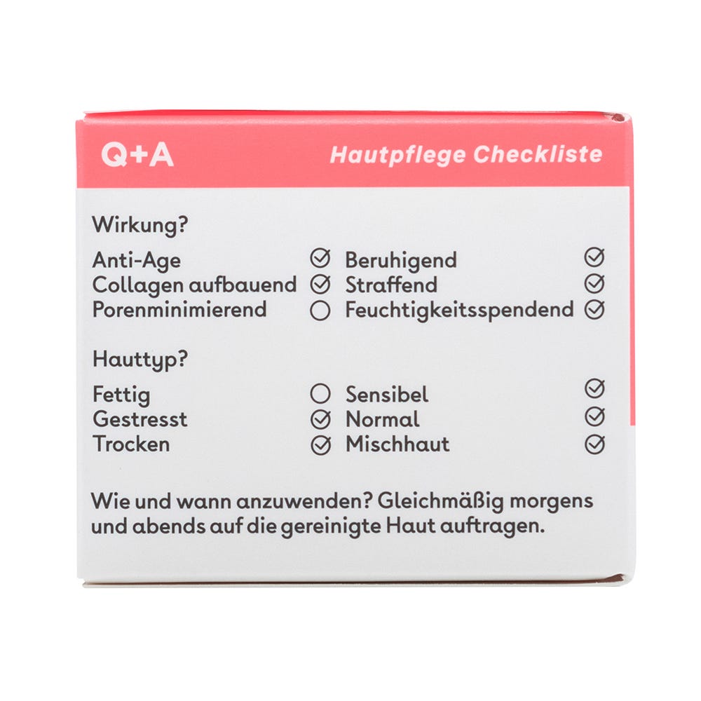 Q+A Collagen Gesichtscreme Tag & Nacht 50 g
