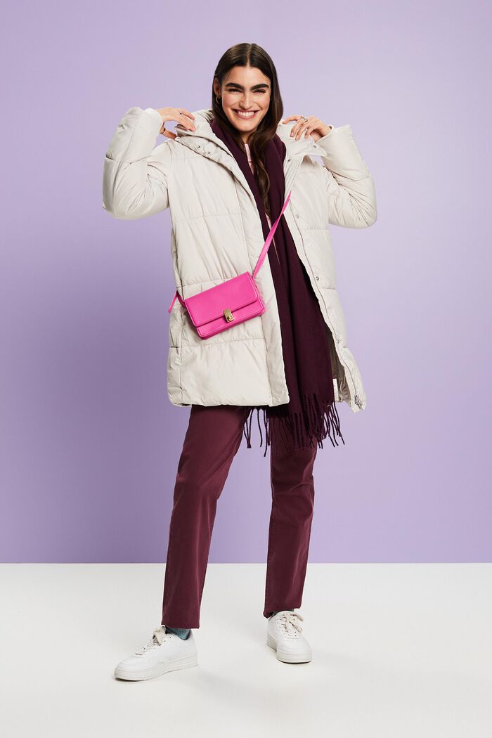 Lange Pufferjacke