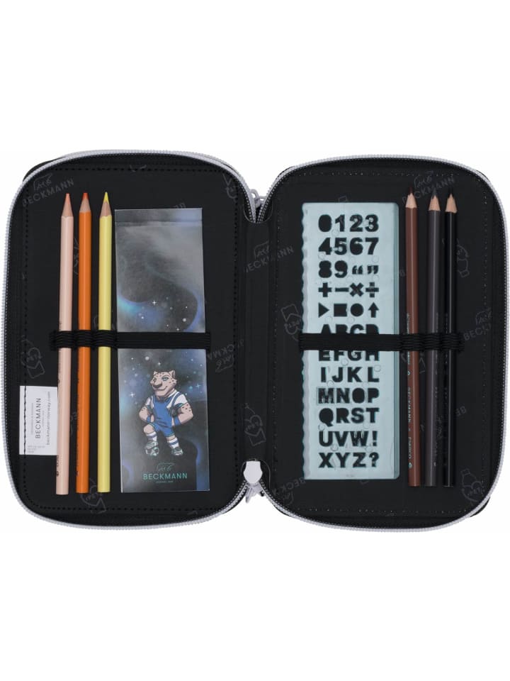BECKMANN Beckmann 3-Fächrige Federmappe Magic League günstig kaufen onesize
