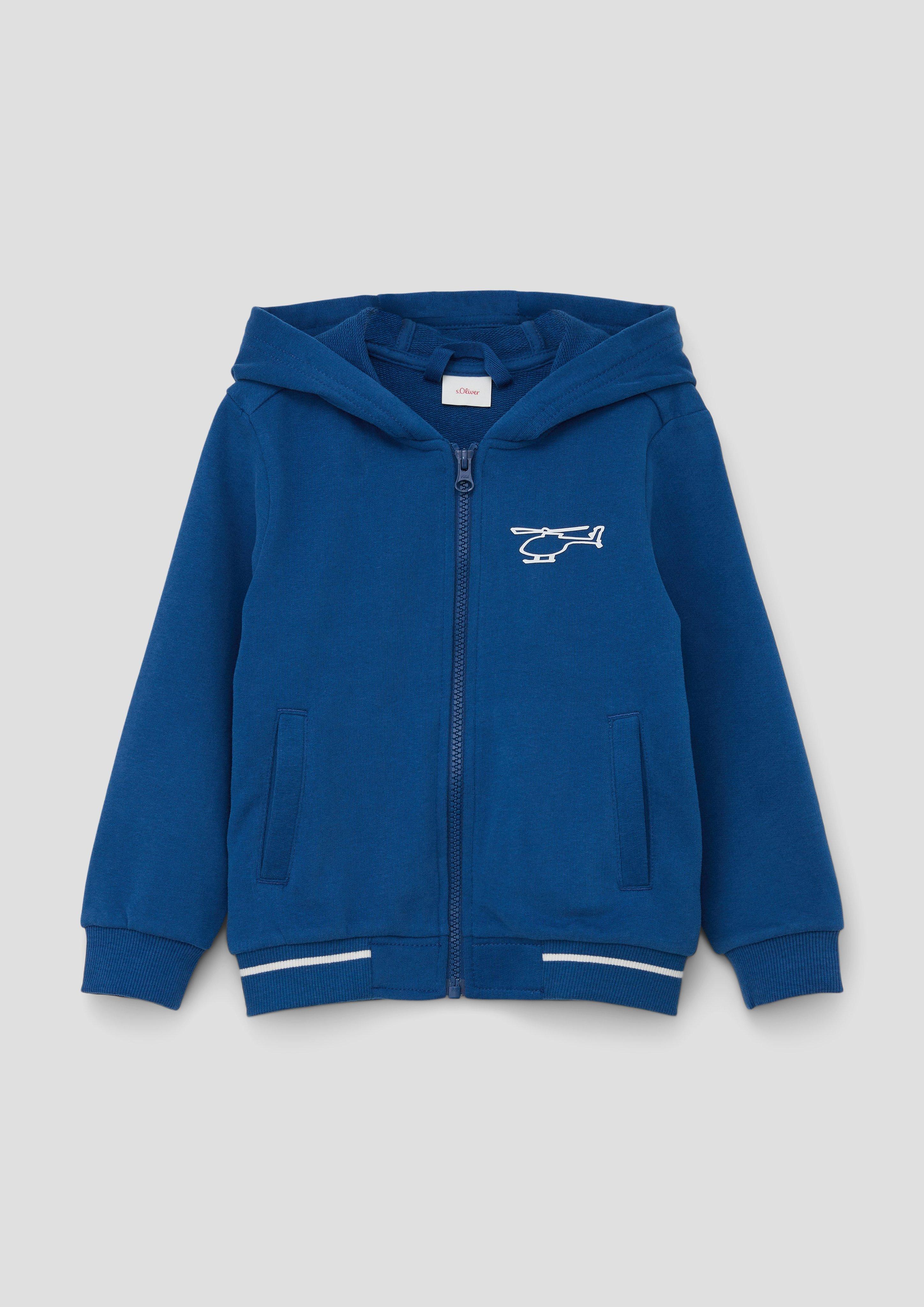 Sweatjacke mit Rückenprint  2134238-5490