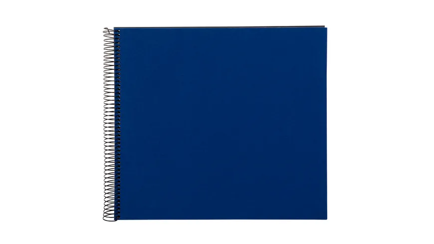 goldbuch Spiralalbum Bella Vista blau mit schwarzen Seiten, 30x34 cm