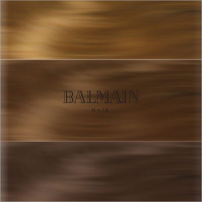 Balmain Clip Tape Extensions 40 cm Walnut