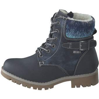 Puccetti Schnür Boots in blau