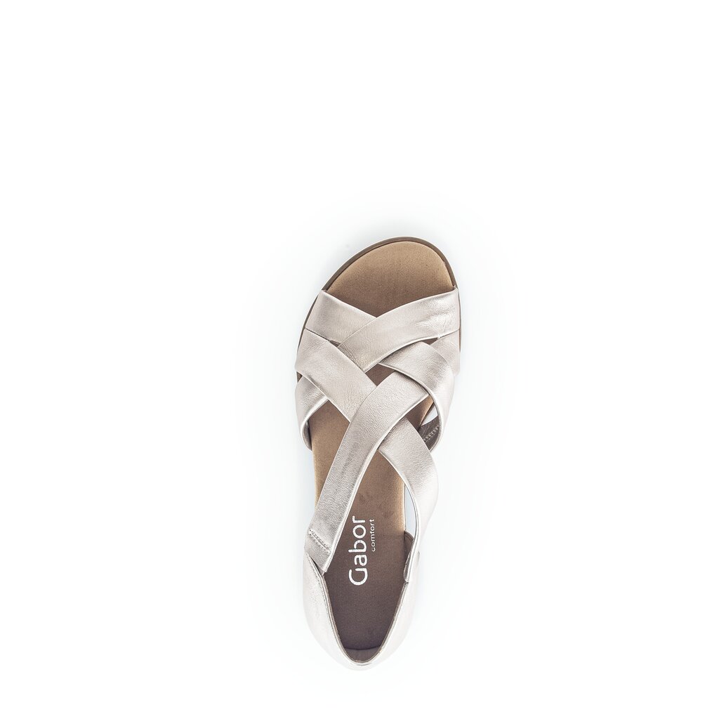 Gabor comfort Keilsandalette gold