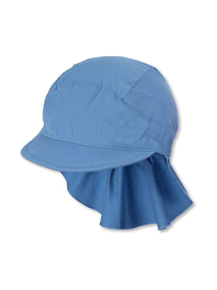 Sterntaler Schirmmütze mit Nackenschutz Basic in samtblau günstig kaufen