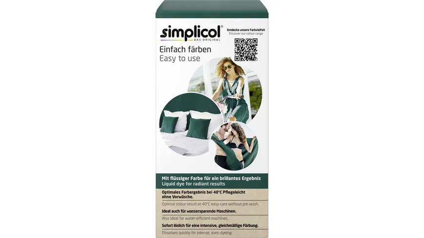 Simplicol Textilfarbe Intensiv Wald-Grün 150 ml