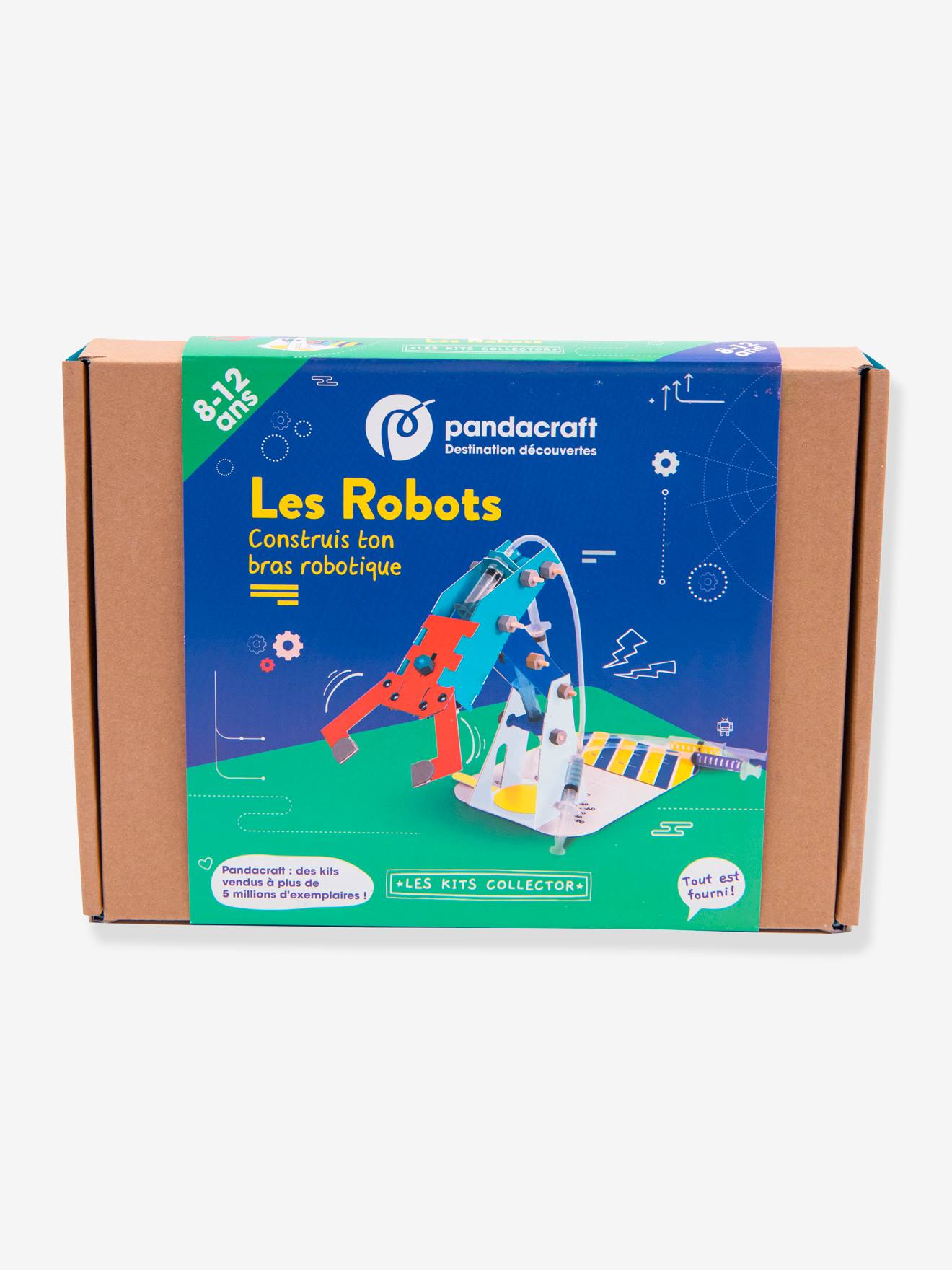 Kit collector Les robots 8/12 ans PANDACRAFT bleu