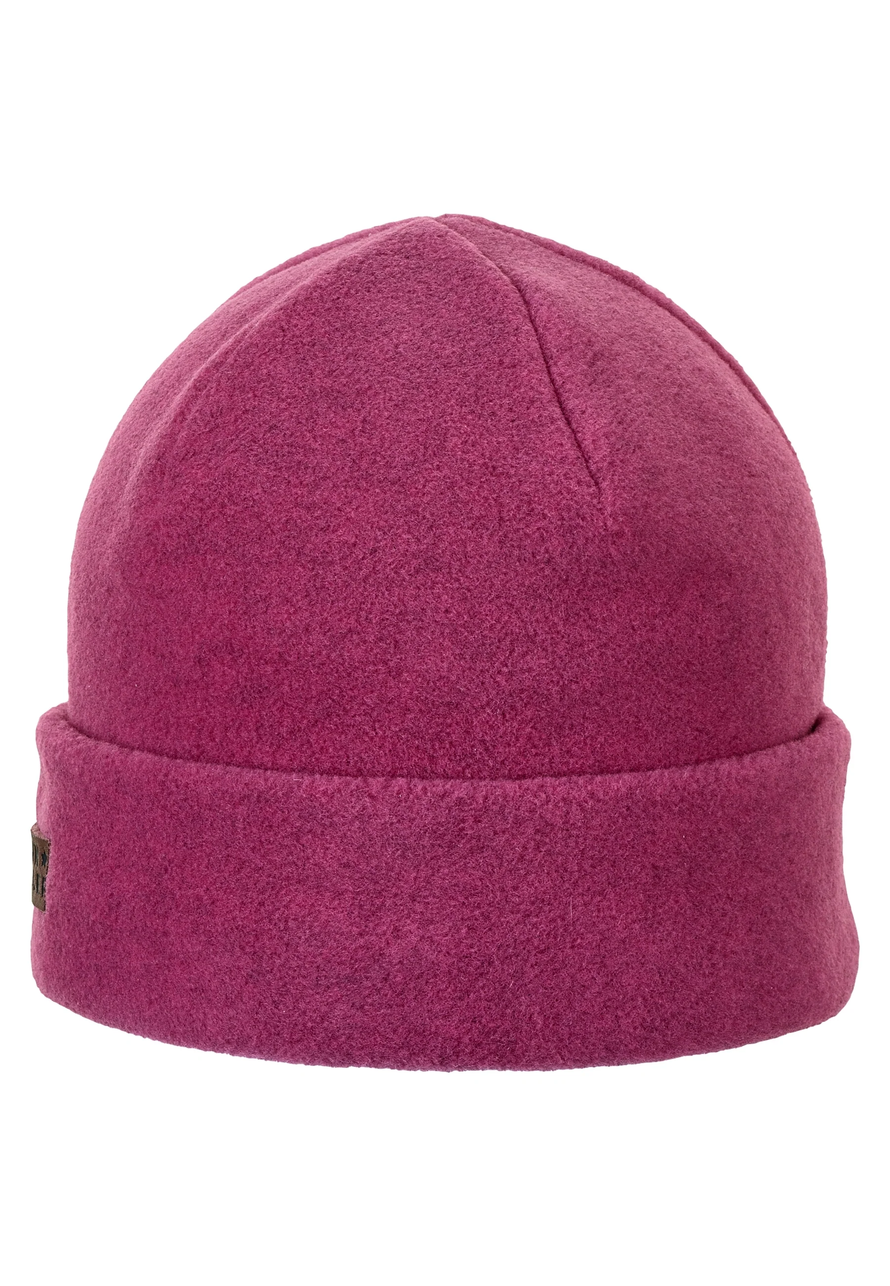 Beanie aus Microfleece mit Logo-Patch