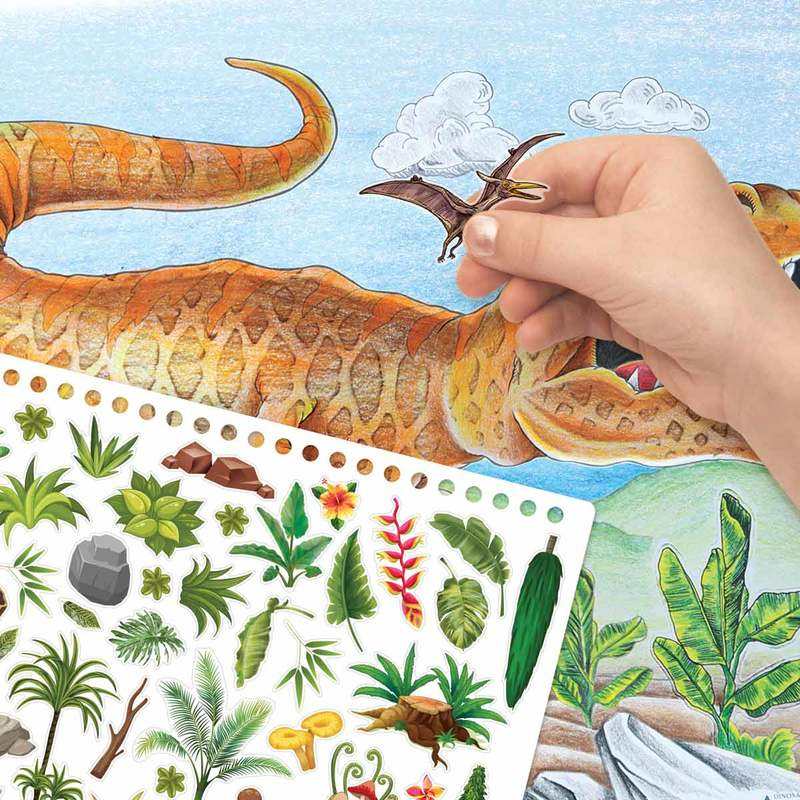 Carnet créatif Sketchbook DinosArt