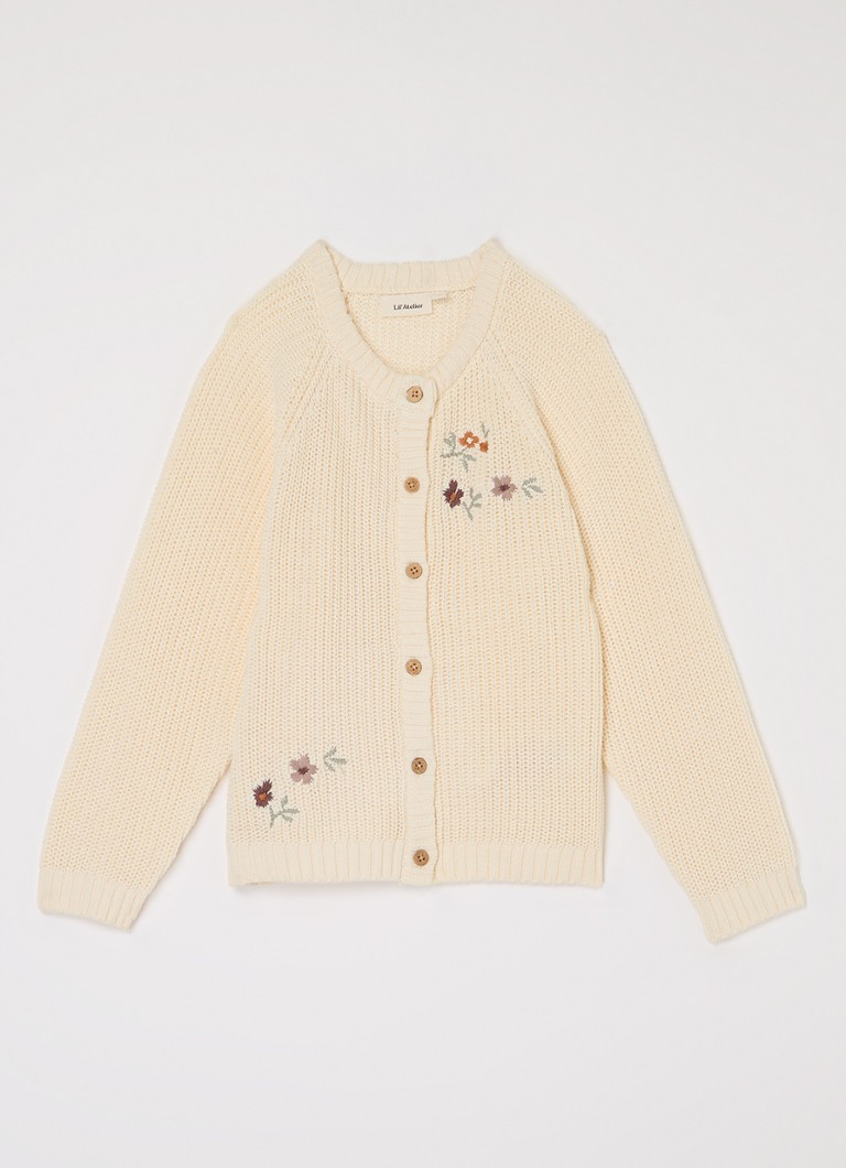 Vestă tricotată gros din bumbac organic Lil'Atelier
