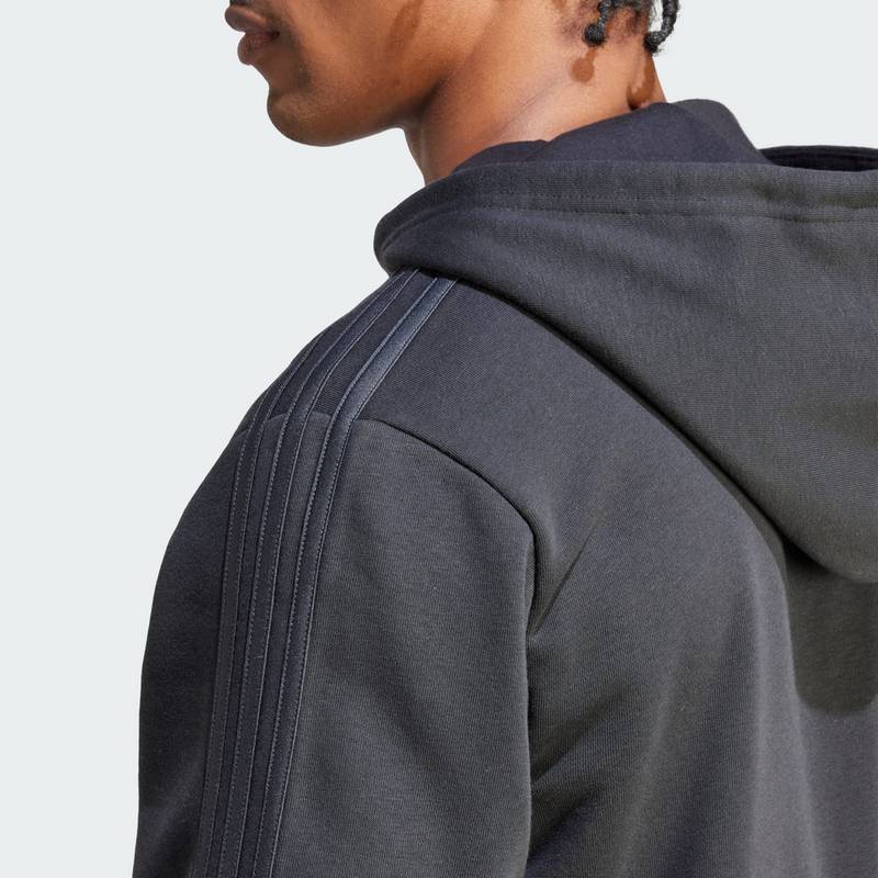 adidas All Blacks Rugby 3-Streifen Kapuzenjacke Sweatjacke Herren