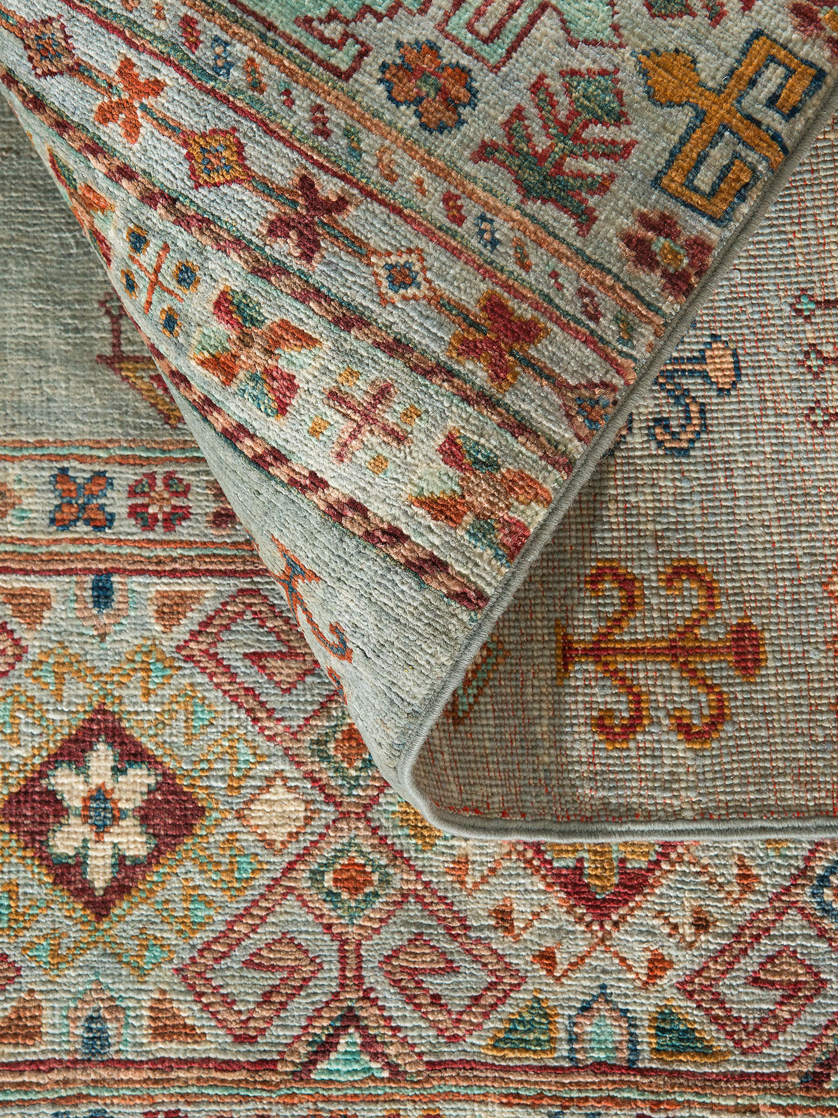 Chobi Schal ca. 178 x 237 cm, Unikat / Einzelstück