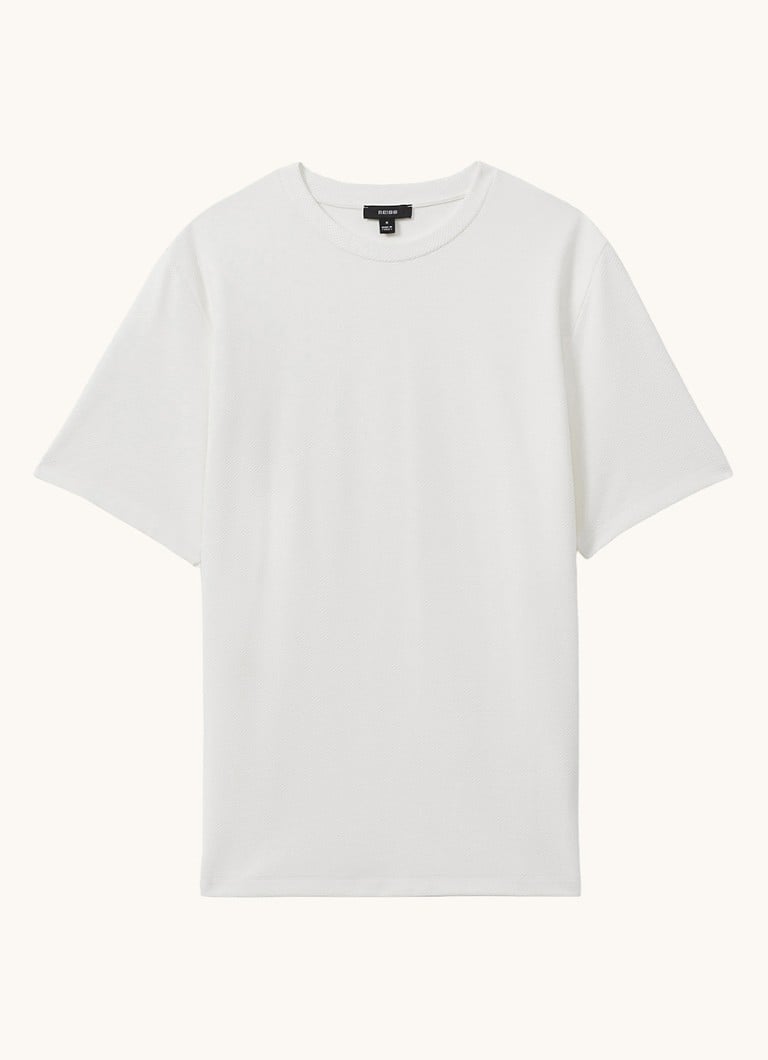 T-shirt testurizzata Reiss Wick