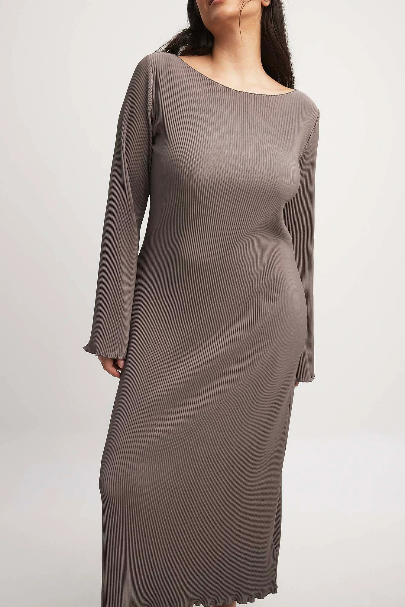 Midikleid mit Falten