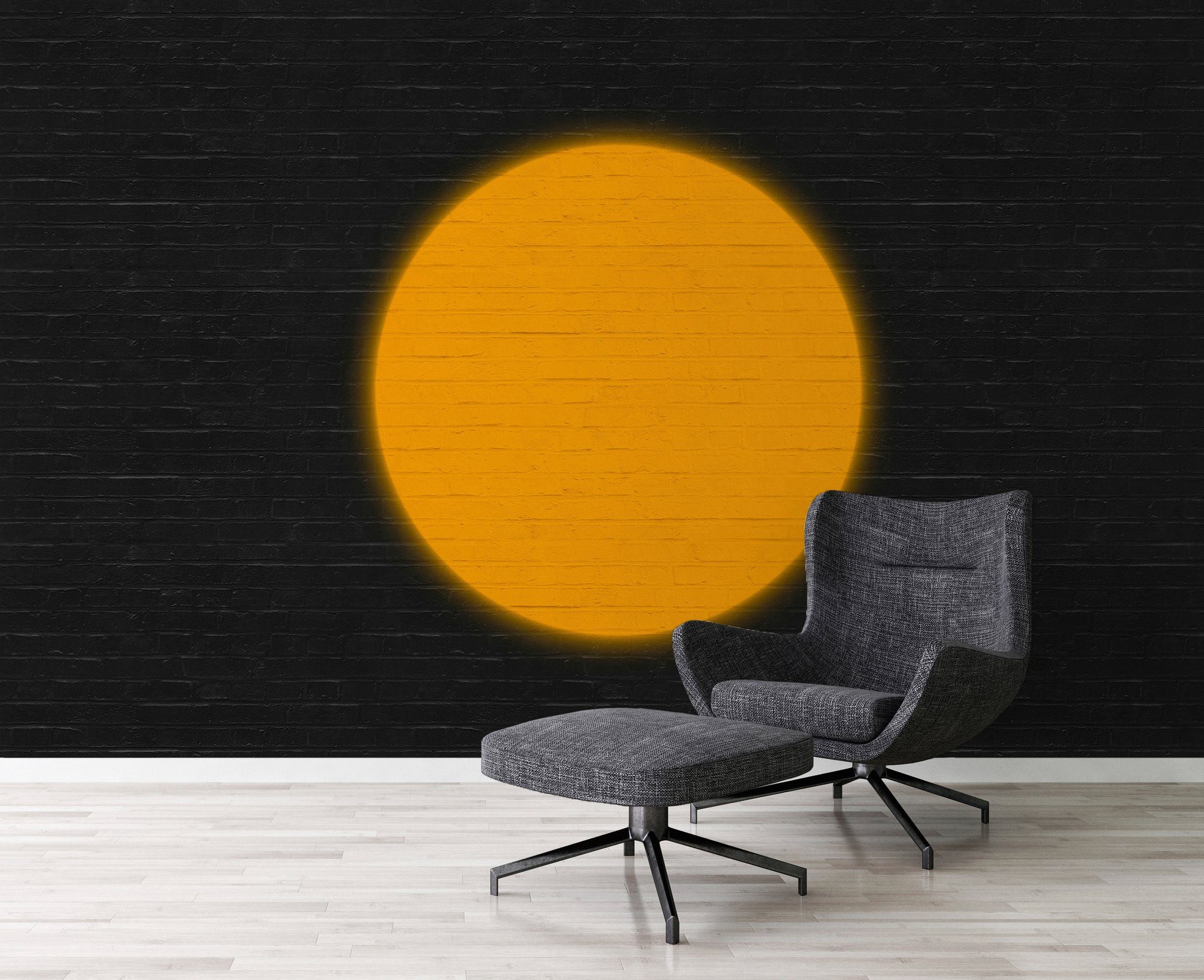 Architects Paper Fototapete Atelier 47 Duo Colour Spot 1, glatt, Steinoptik, (4 St), Vlies, Wand, Schräge, Decke