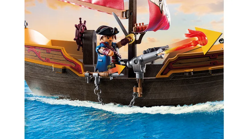 PLAYMOBIL 71418 - Pirates - Kleines Piratenschiff