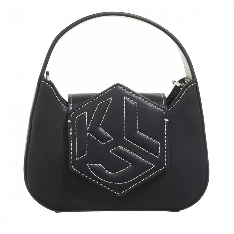 Karl Lagerfeld Jeans - Karl Lagerfeld Jeans Shoulder Bags Kunstleder Black - schwarz