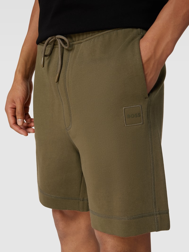 Sweatshorts mit Logo-Stitching Modell 'SEWALK' in fuchsia