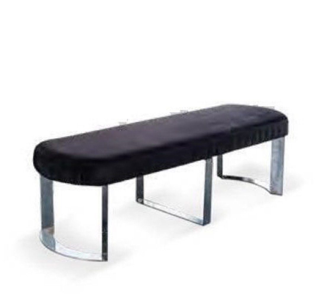 JVmoebel Schlafzimmer-Set Großes Schwarzes Schlafzimmer Set Bett Kleiderschrank 6tlg., (6-St., Bett / 2x Nachttische / Kleiderschrank / Kommode / Spiegel), Made in Europa