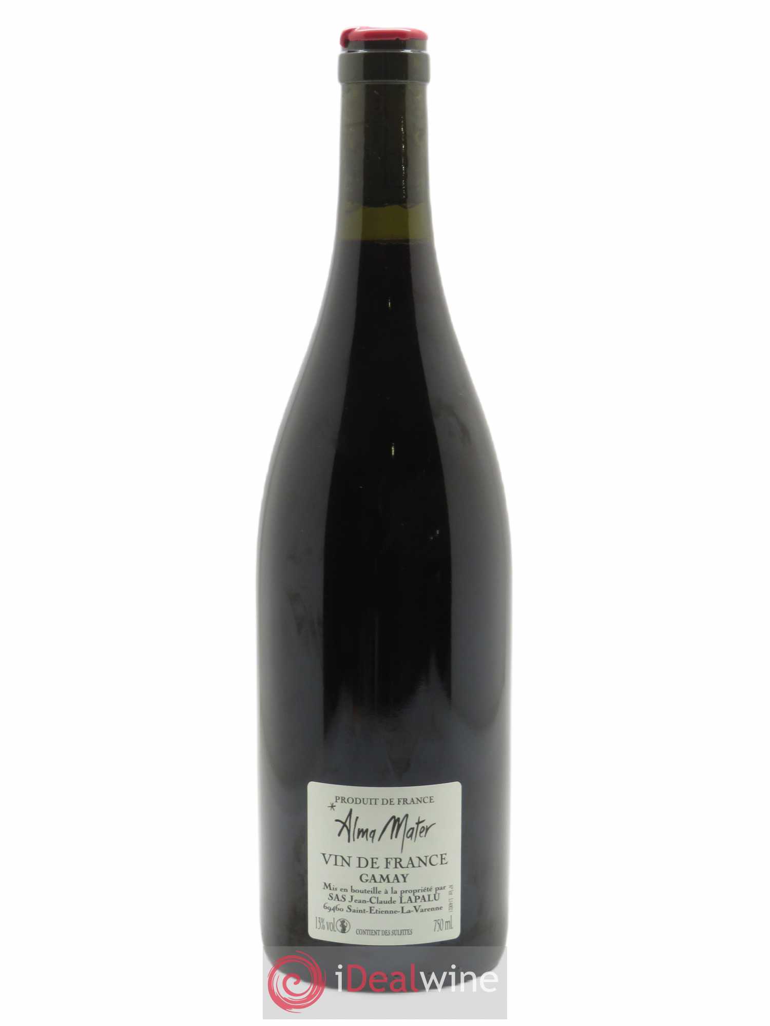Vin de France Alma Mater Jean-Claude Lapalu   - Lot de 1 Bouteille