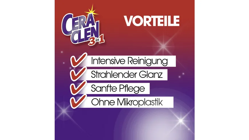 Ceraclen 3in1 Glaskeramik Reiniger & Pfleger 200 ml 200 ml