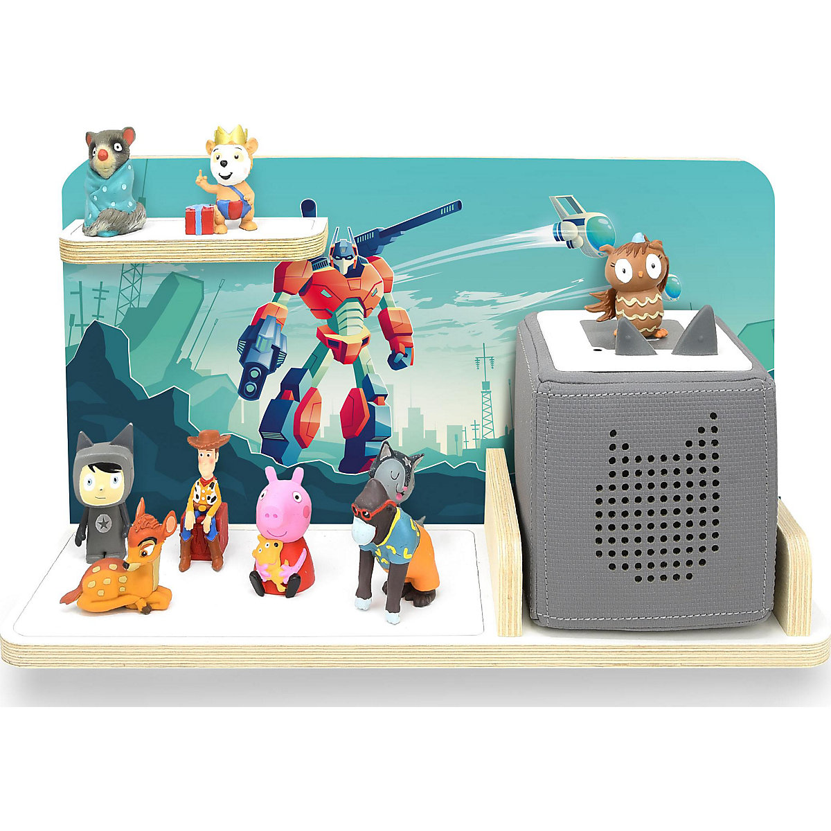 Regal für Musikbox Robo, klein - geeignet für Toniebox