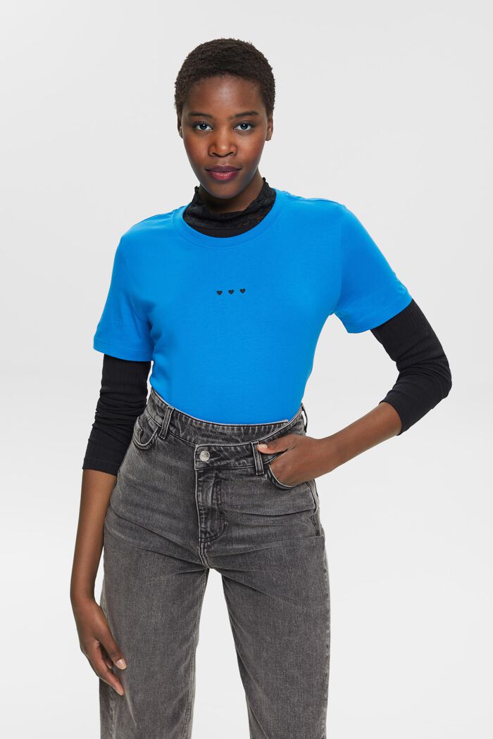 T-Shirt mit Herz-Print