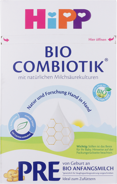 Hipp Anfangsmilch Bio Combiotik PRE von Geburt an