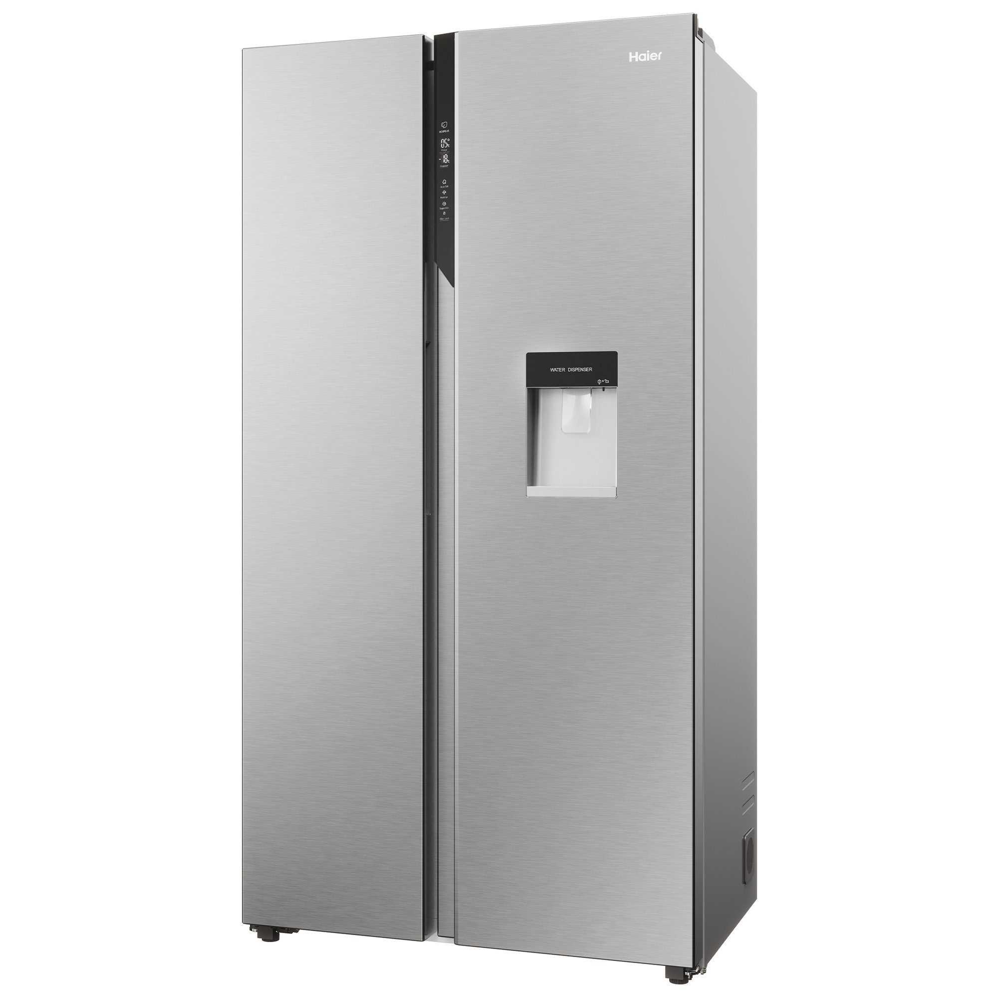 Haier Side-by-Side Front aus Edelstahl HSR5918DWMP, 177,5 cm hoch, 90,8 cm breit