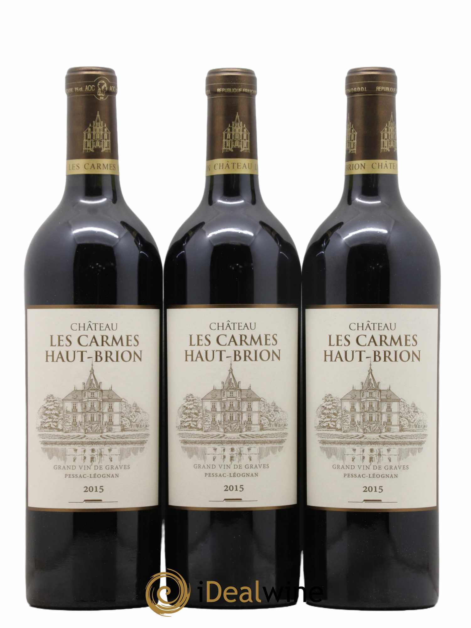Château Les Carmes Haut-Brion  2015 - Lot de 12 Bouteilles