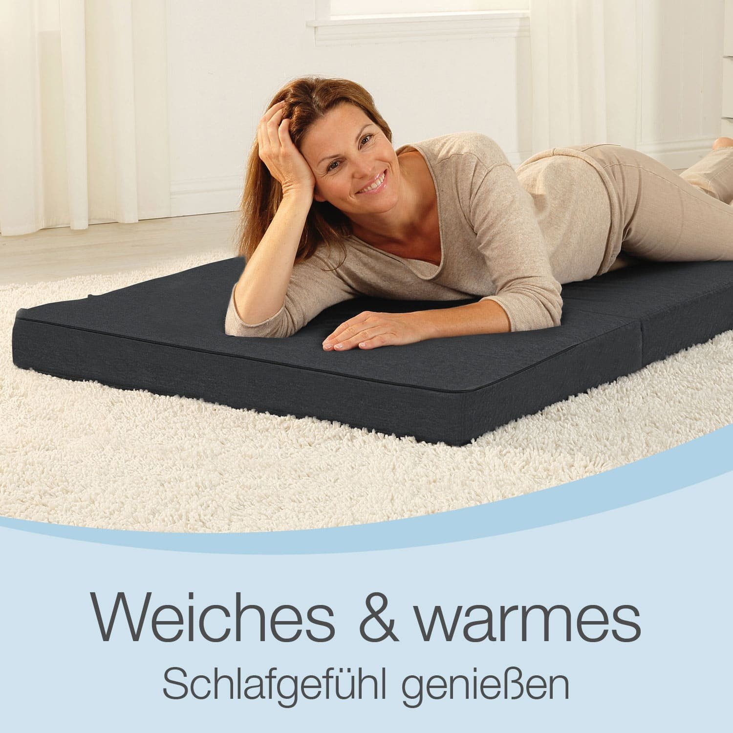 Klappmatratze, Bestschlaf, 8 cm hoch