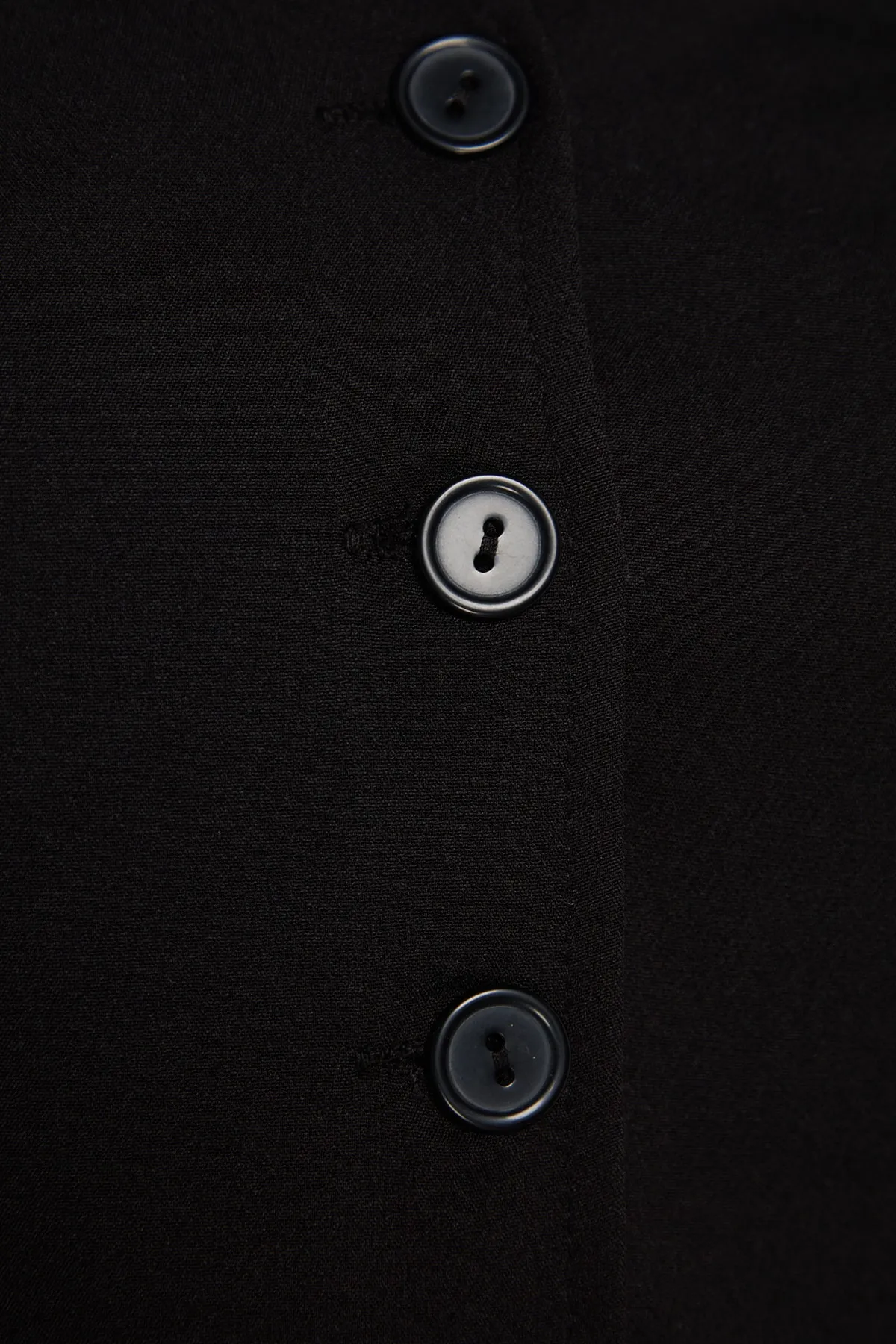 Trendyol Collection  Schwarze, schmal geschnittene, trägerlose Webweste TWOAW24YE00034